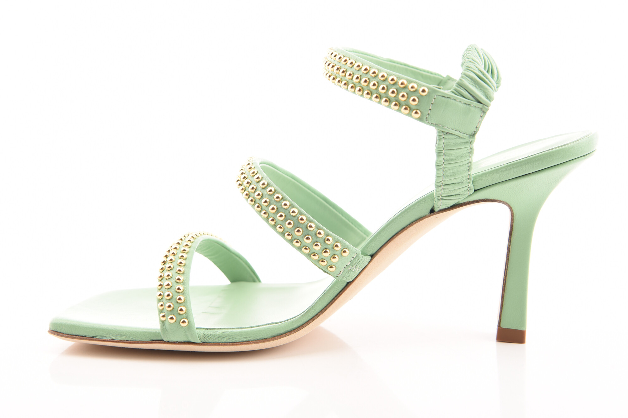 Lichtgroen Sandaal hak image