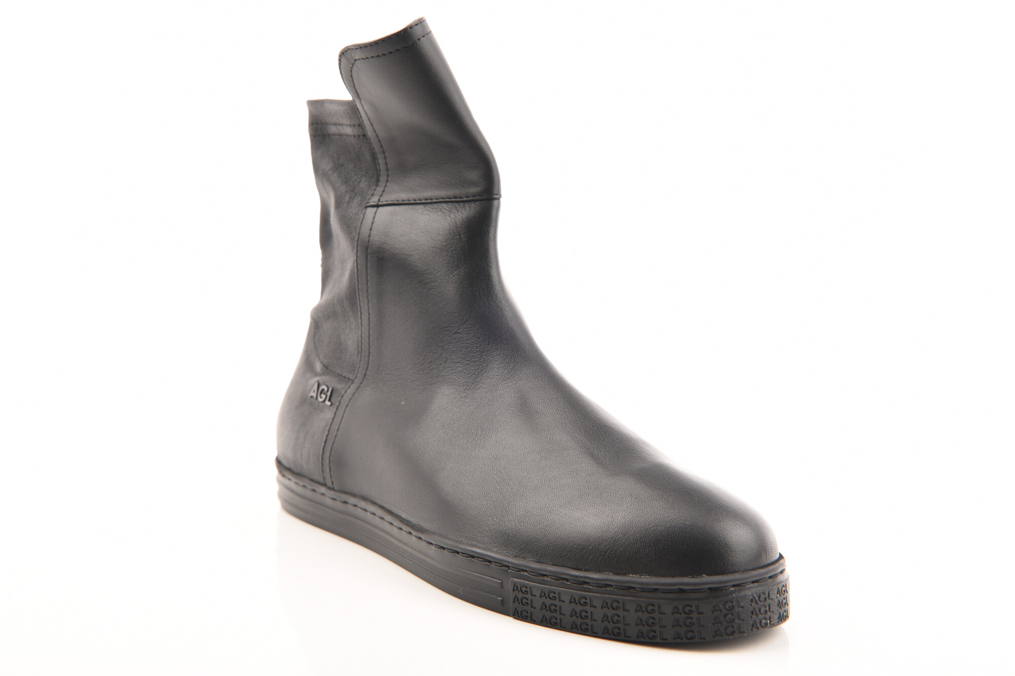 Zwart Enkellaars plat