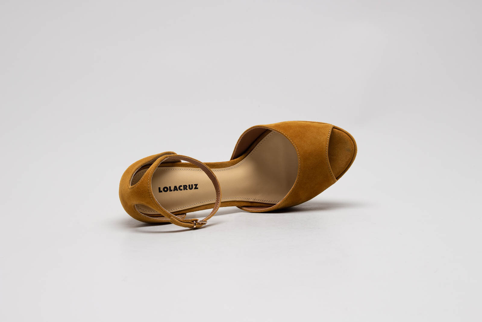 Cognac Sandaal hak image