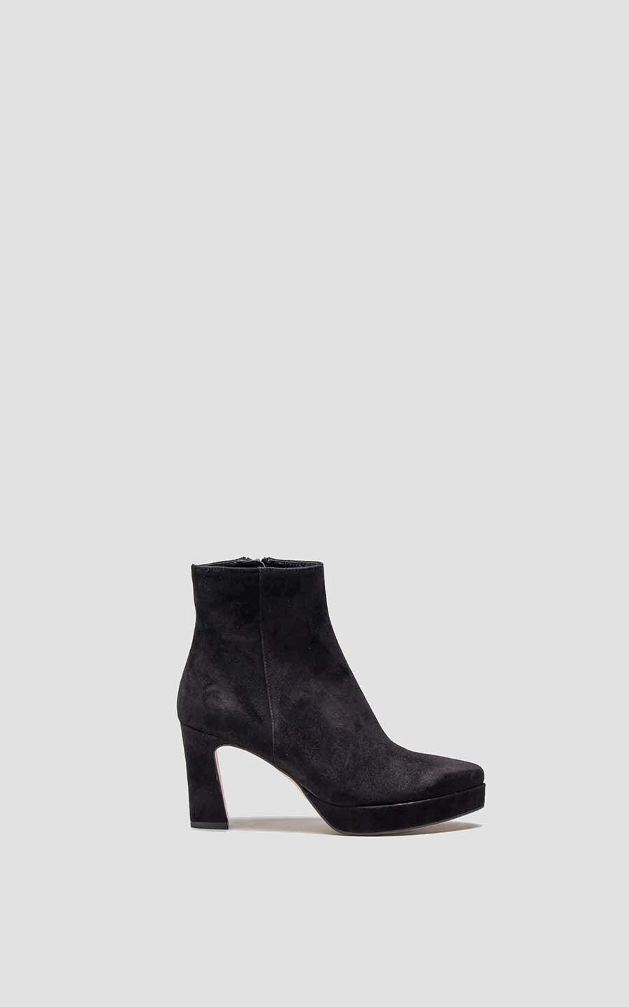 Zwart Enkellaars hak