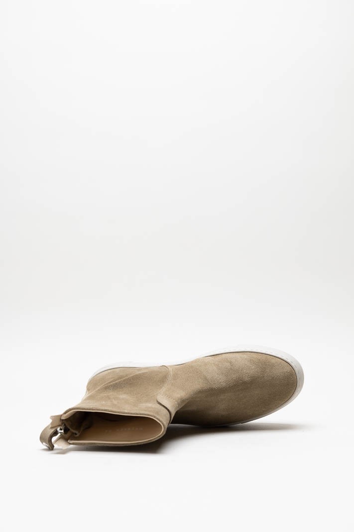 Beige Enkellaars plat image