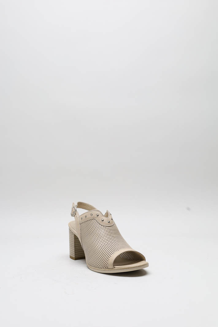 Beige Sandaal hak image