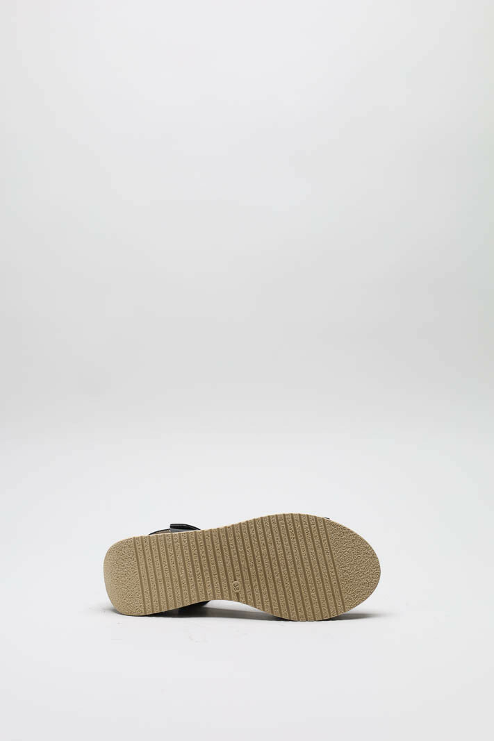 Zwart Sandaal plat image