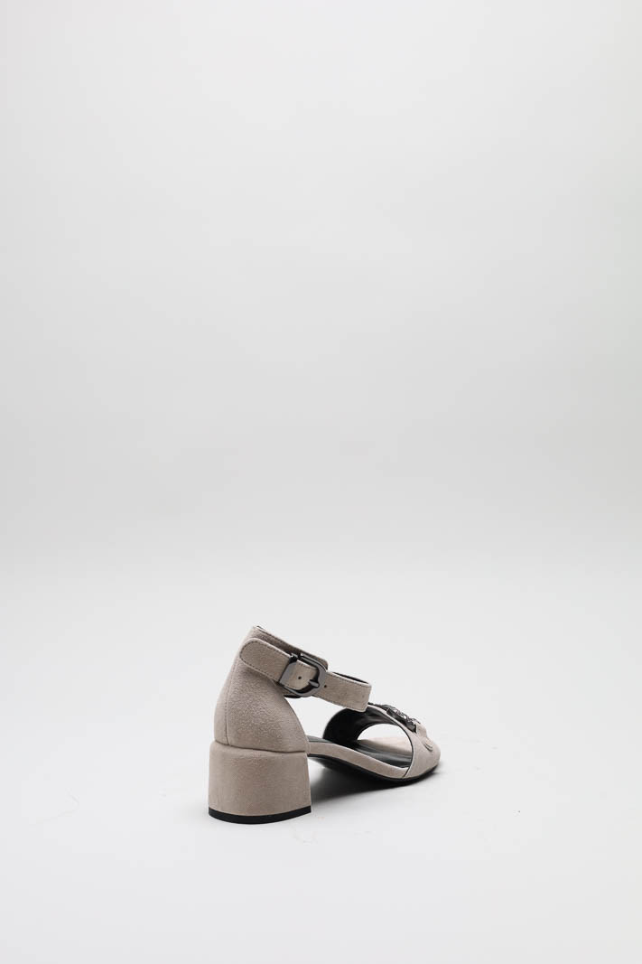 Taupe Sandaal hak image