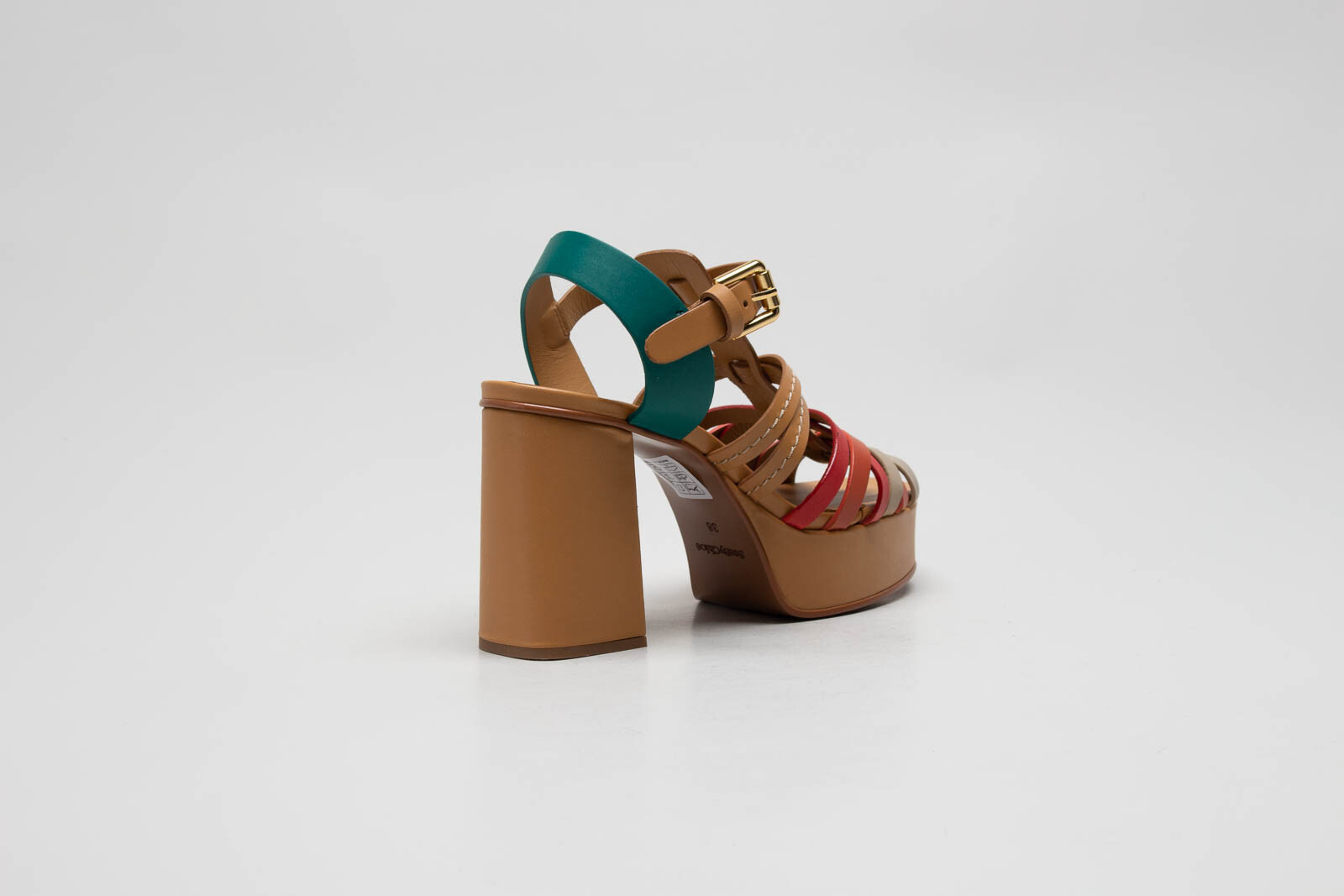 Camel Sandaal hak image