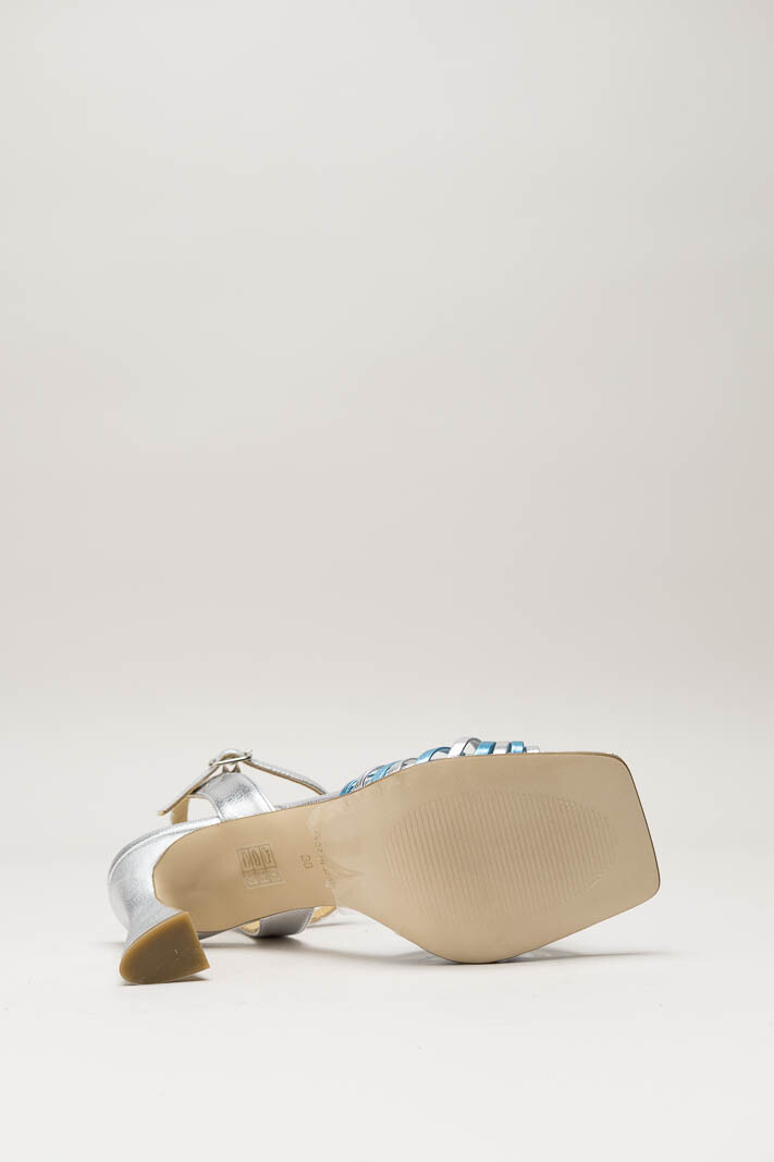 Zilver Sandaal hak image