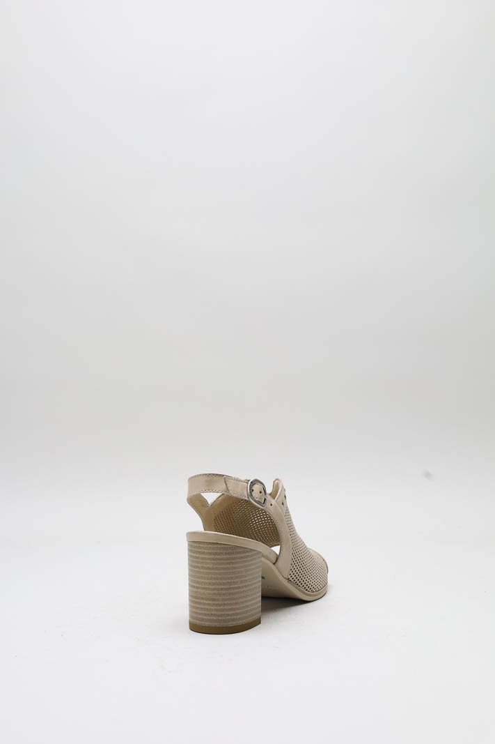 Beige Sandaal hak image