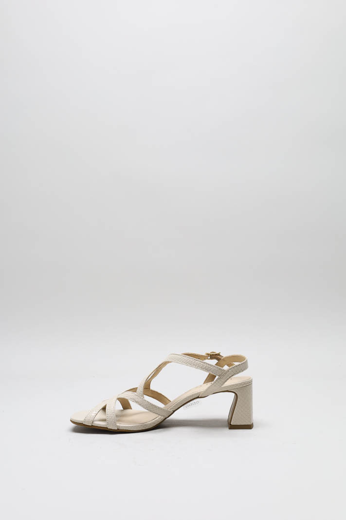 Ecru Sandaal hak image