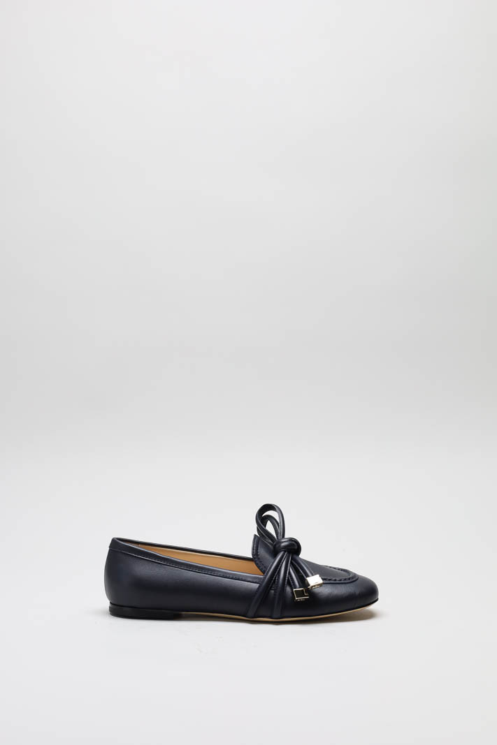 Donkerblauw Mocassin