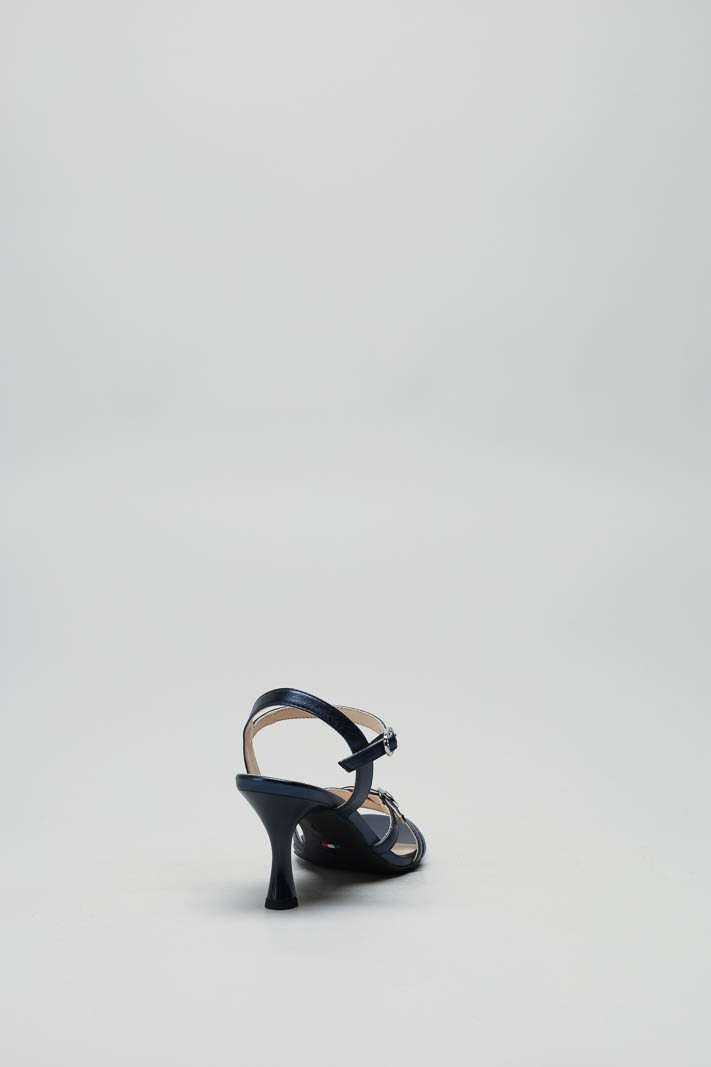 Donkerblauw Sandaal hak image