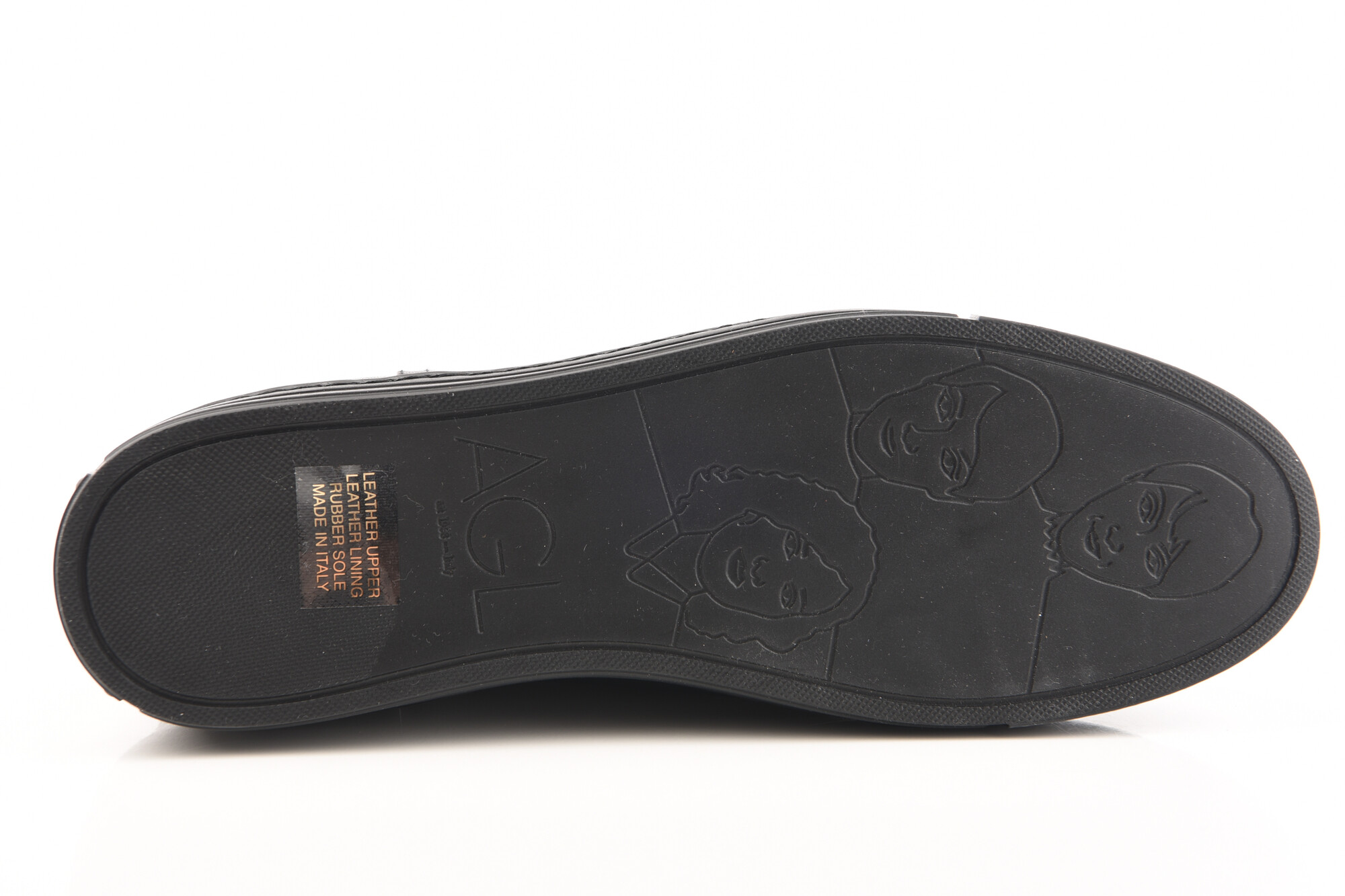 Zwart Enkellaars plat image