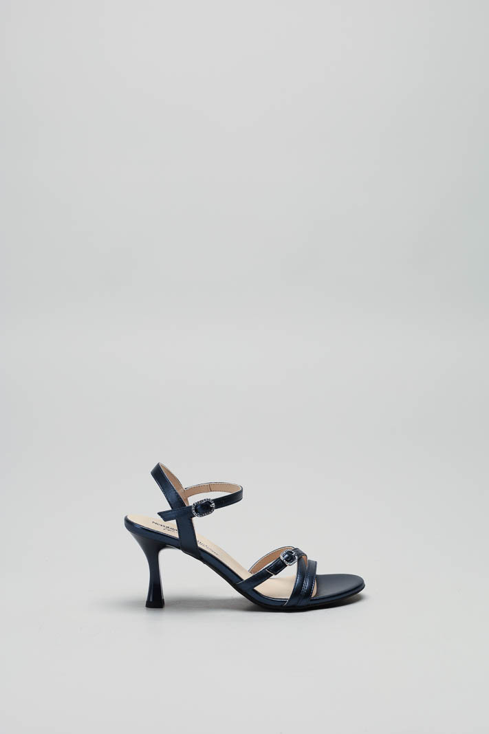 Donkerblauw Sandaal hak