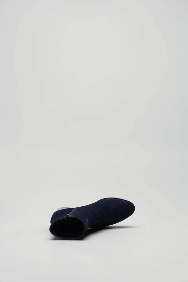 Donkerblauw Enkellaars hak image