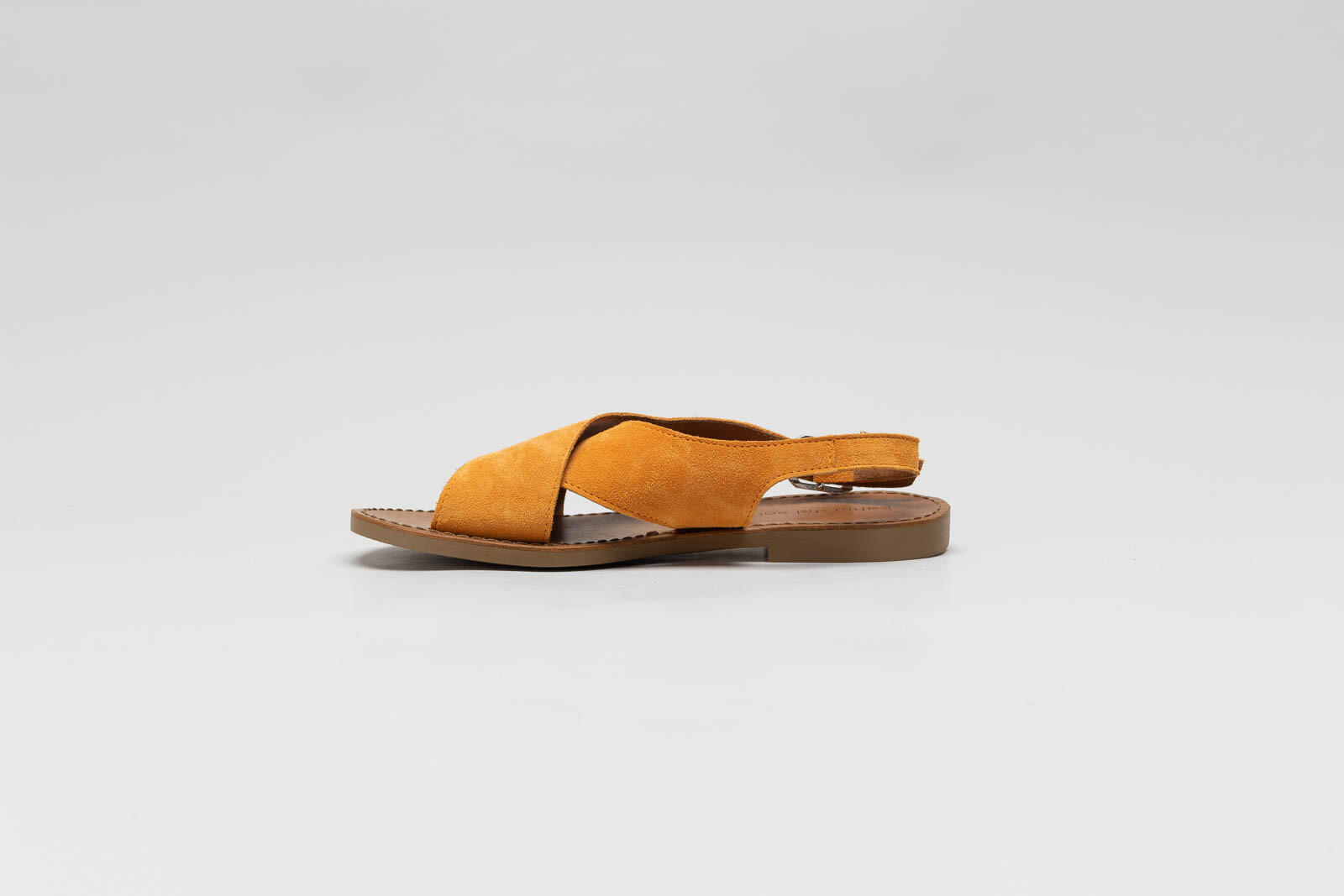 Oranje Sandaal plat image