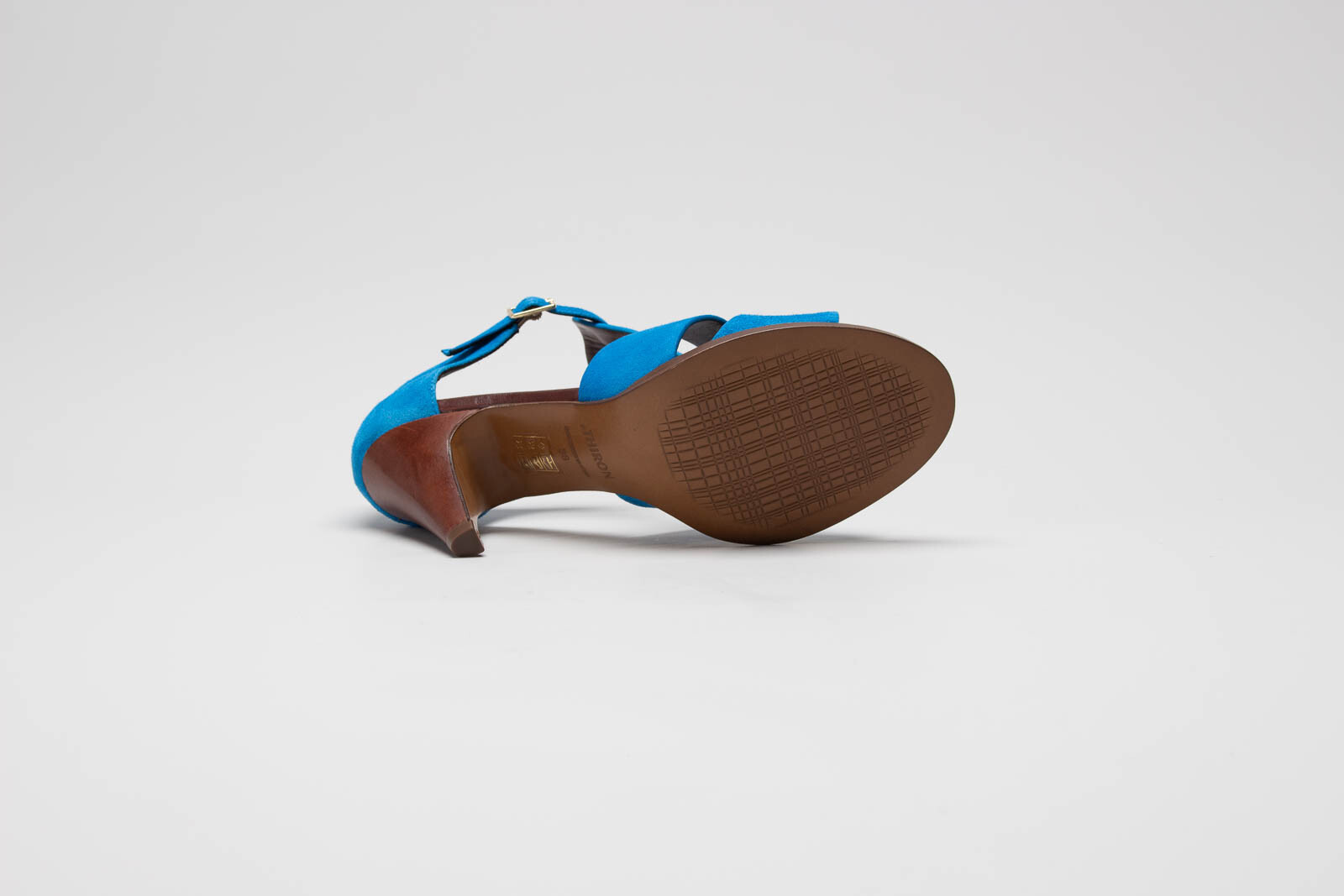 Blauw Sandaal hak image