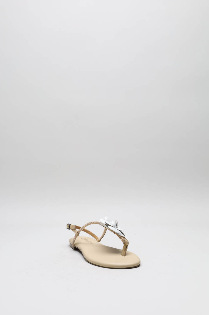 Beige Sandaal plat image