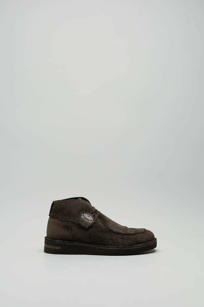 Donkerbruin Veterschoen hoog