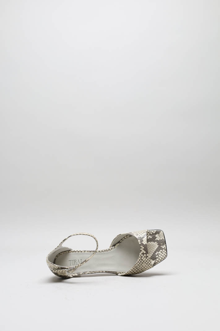 Greige Sandaal hak image