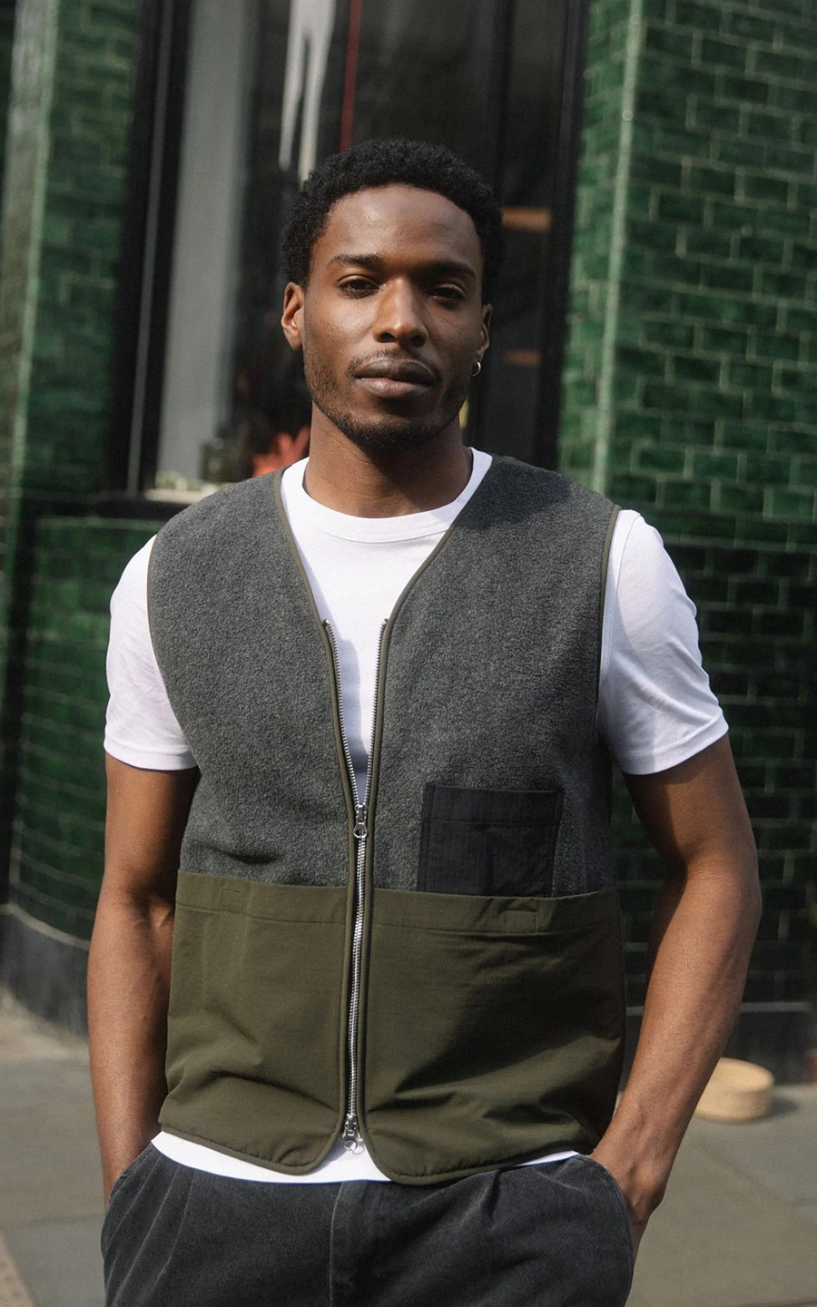 Grijs Gilet