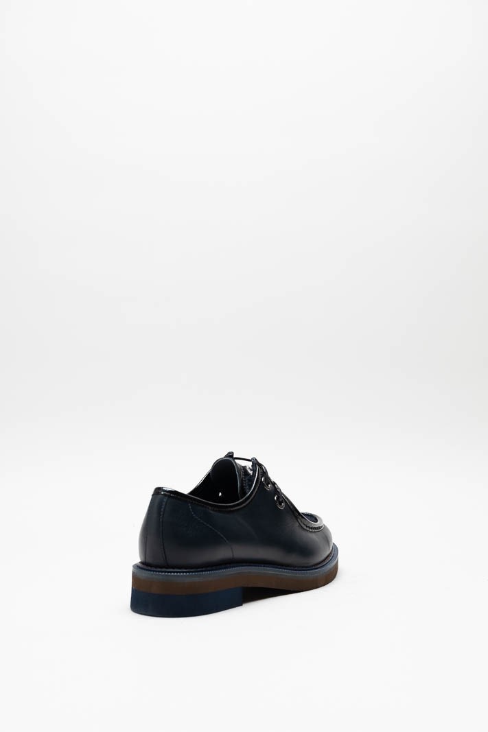 Donkerblauw Veterschoen image