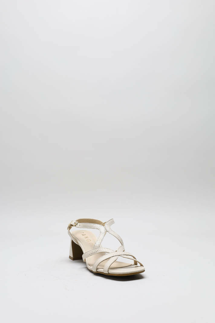 Ecru Sandaal hak image