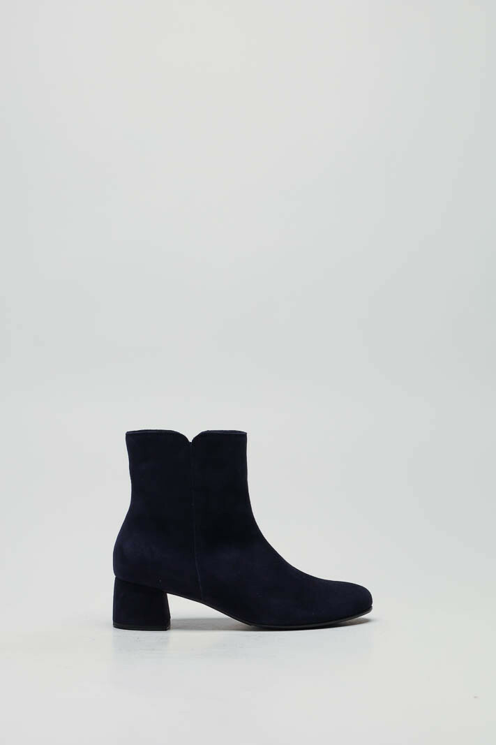 Donkerblauw Enkellaars hak