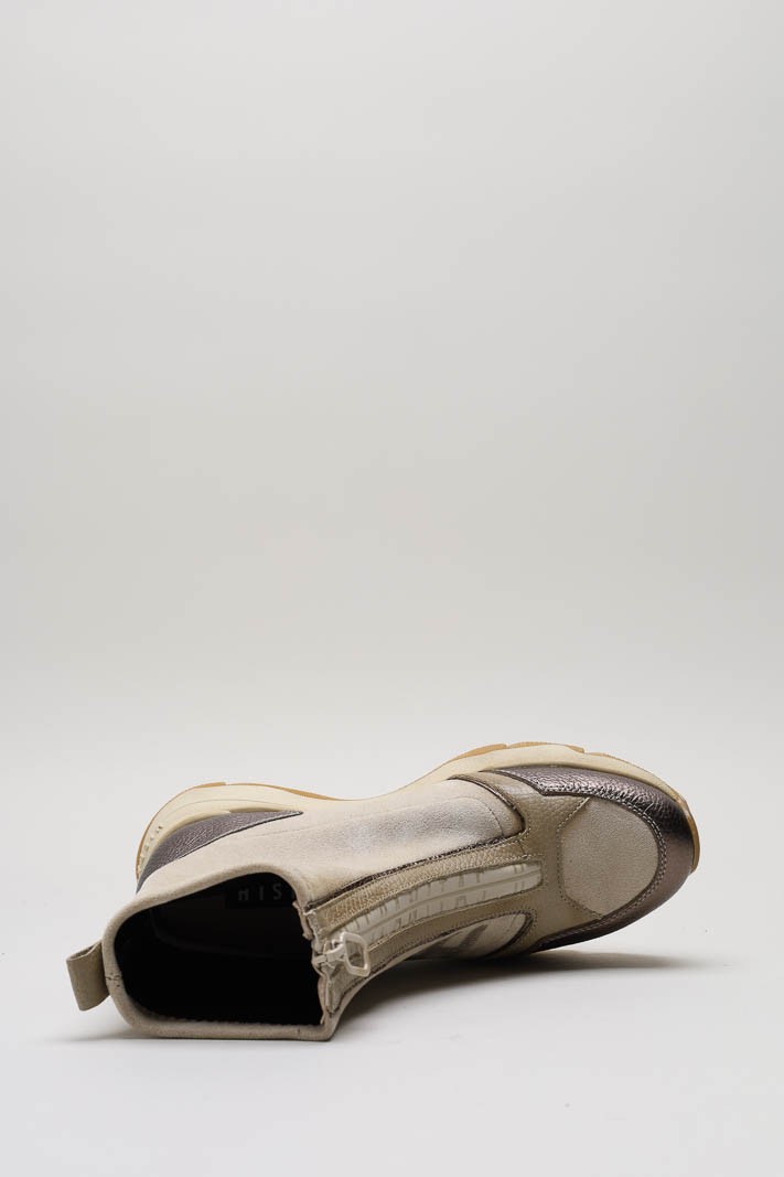 Taupe Enkellaars plat image