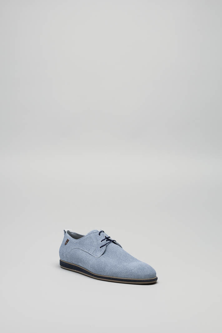 Lichtblauw Veterschoen