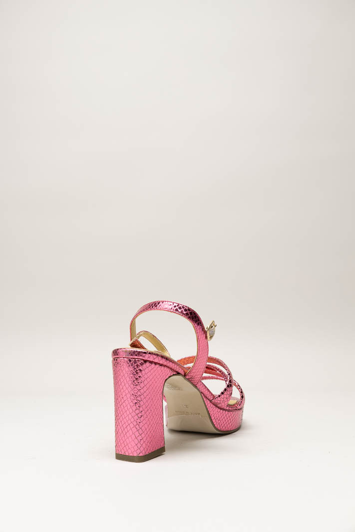 Roze Sandaal hak image