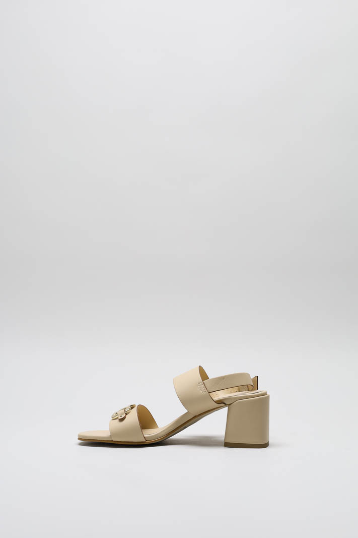 Beige Sandaal hak image