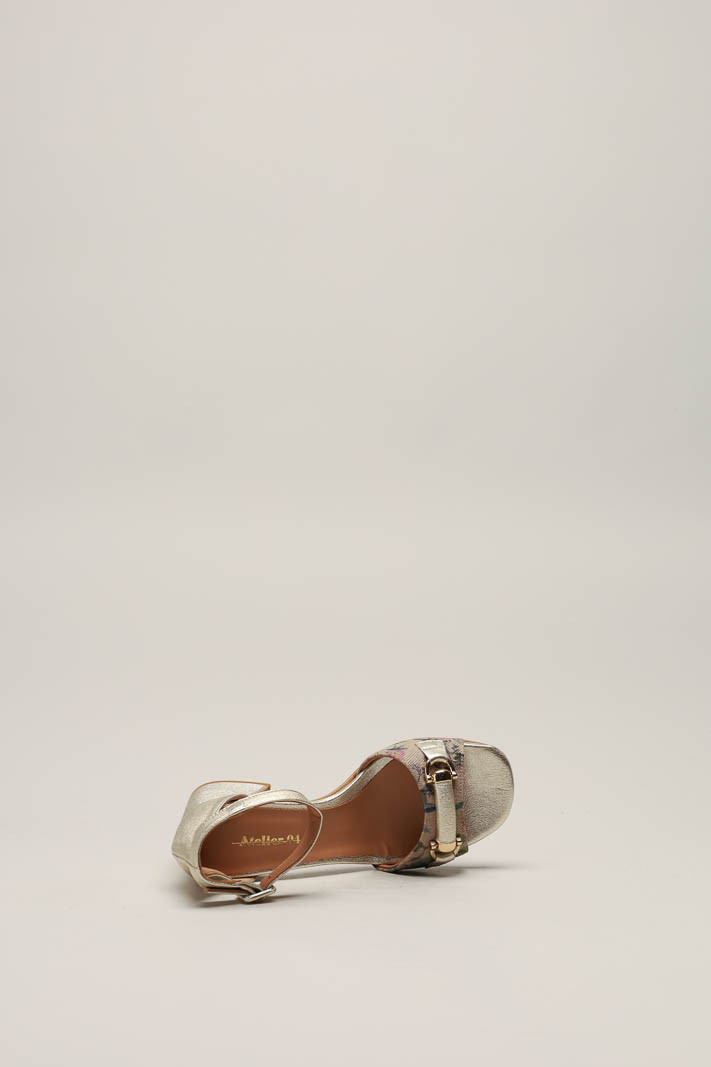 Goud Sandaal hak image