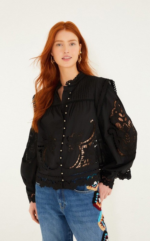 Zwart Blouse