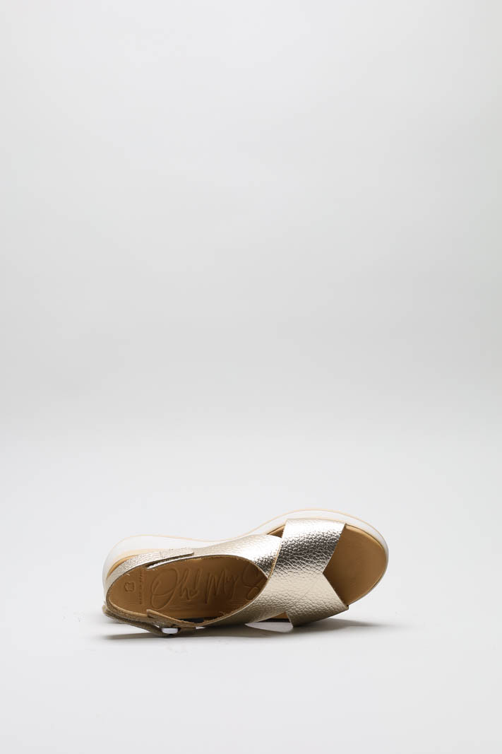 Goud Sandaal plat image