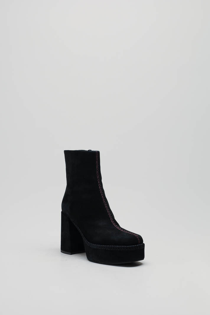 Zwart Enkellaars hak image