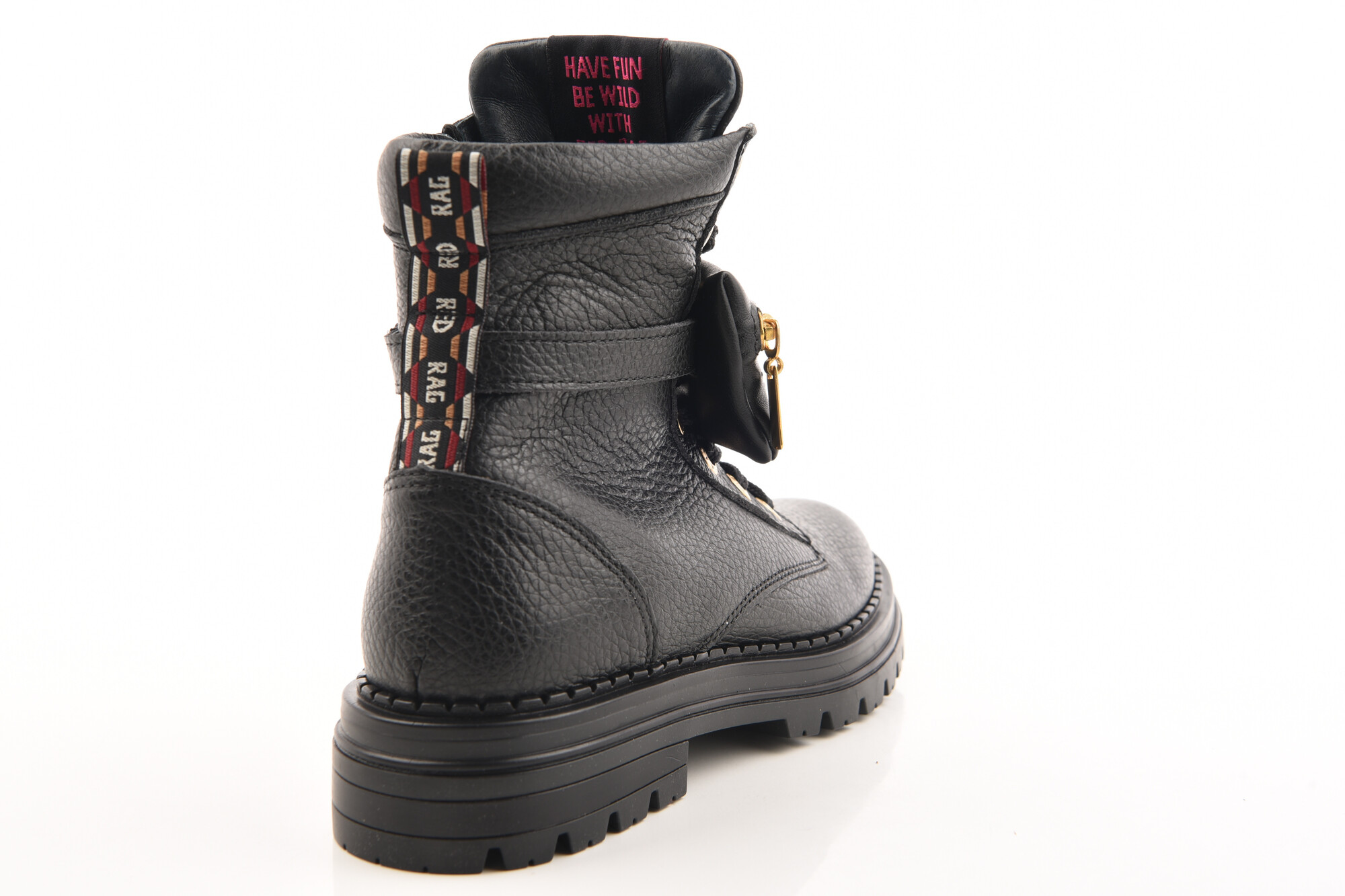 Zwart Veterbottine image