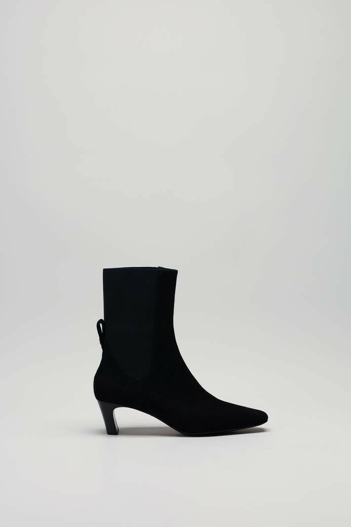 Zwart Enkellaars hak