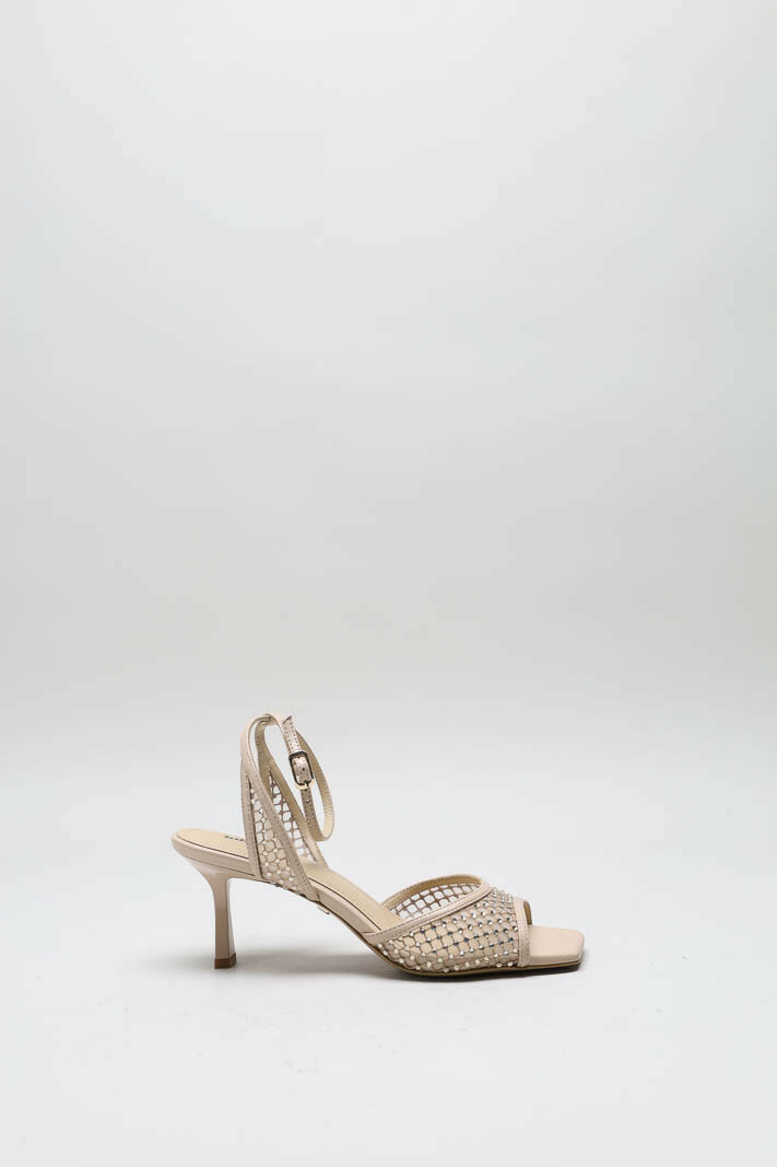 Nude Sandaal hak