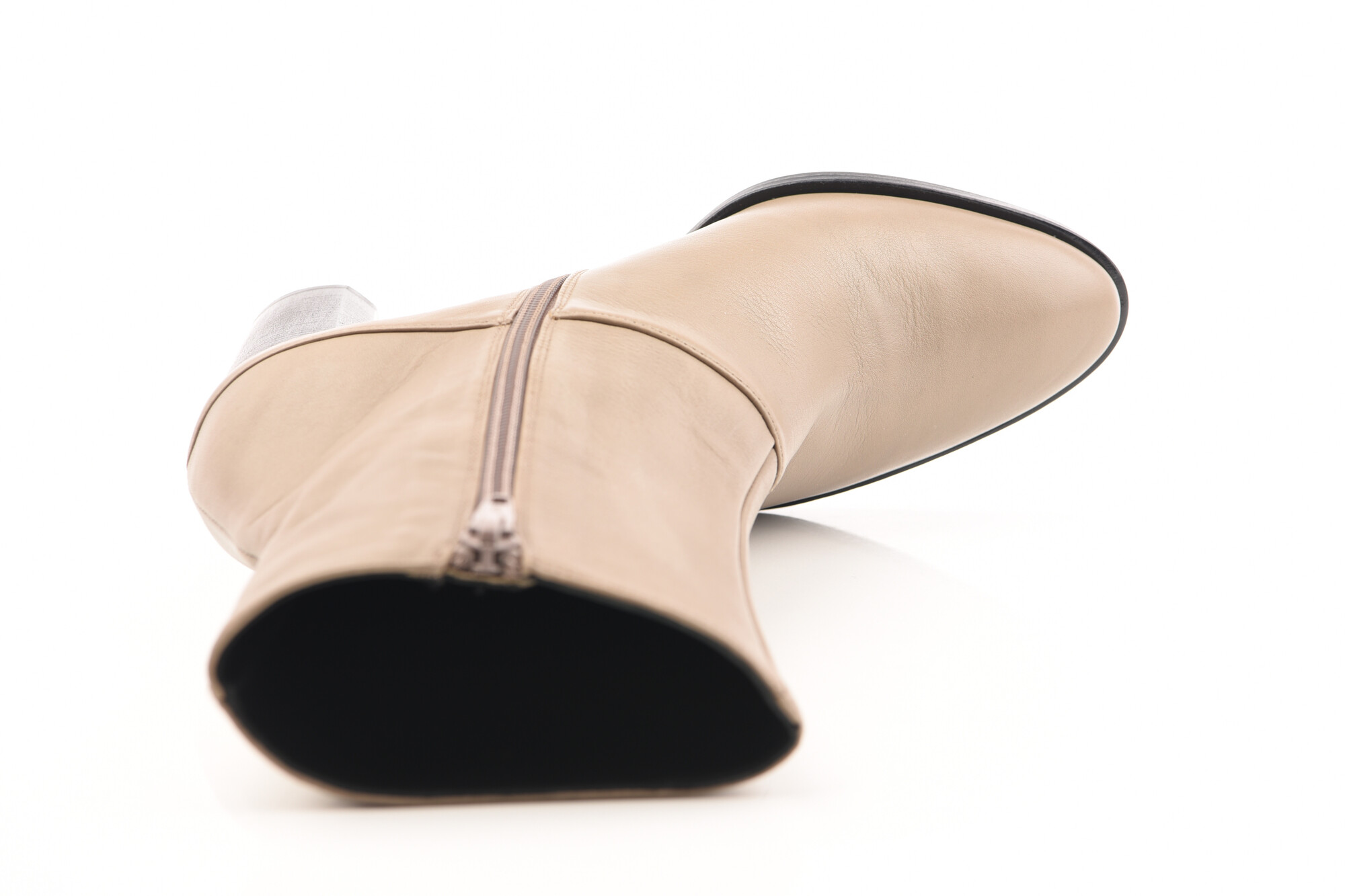 Taupe Enkellaars hak image