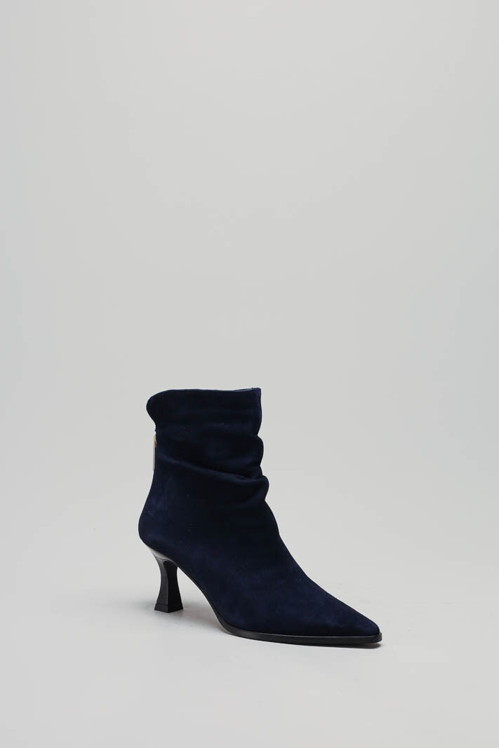 Donkerblauw Enkellaars hak image