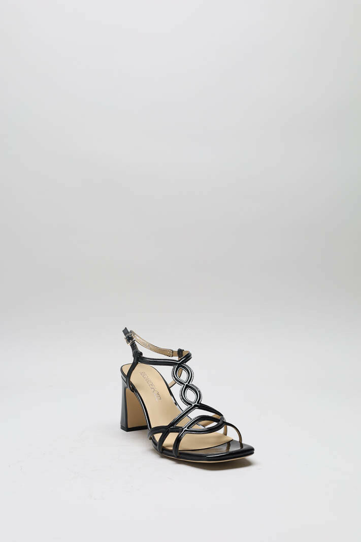 Zwart Sandaal hak image