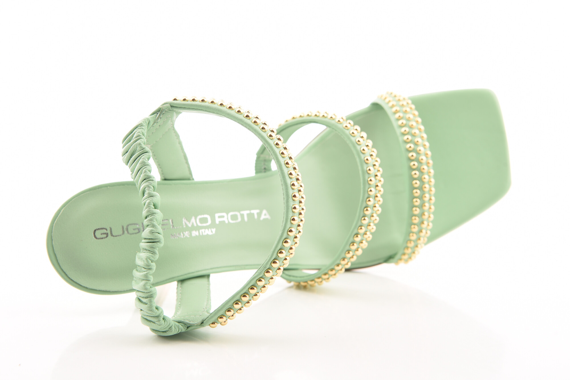 Lichtgroen Sandaal hak image