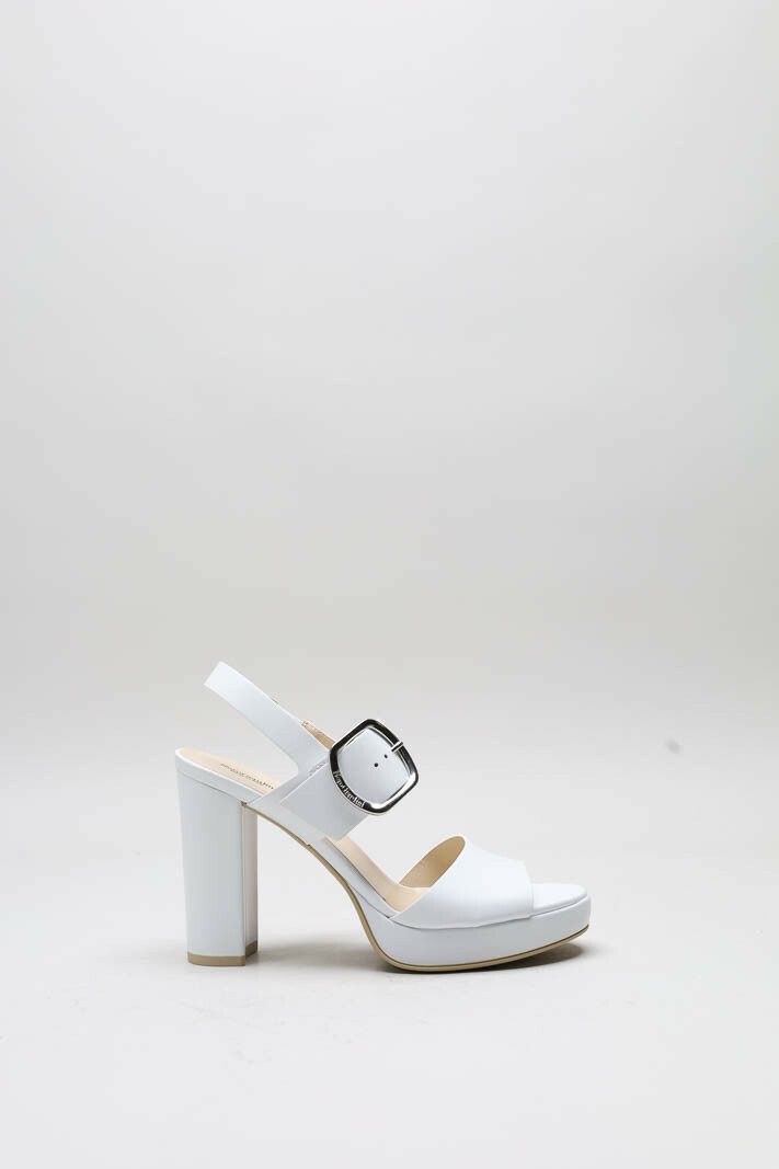 Wit Sandaal hak