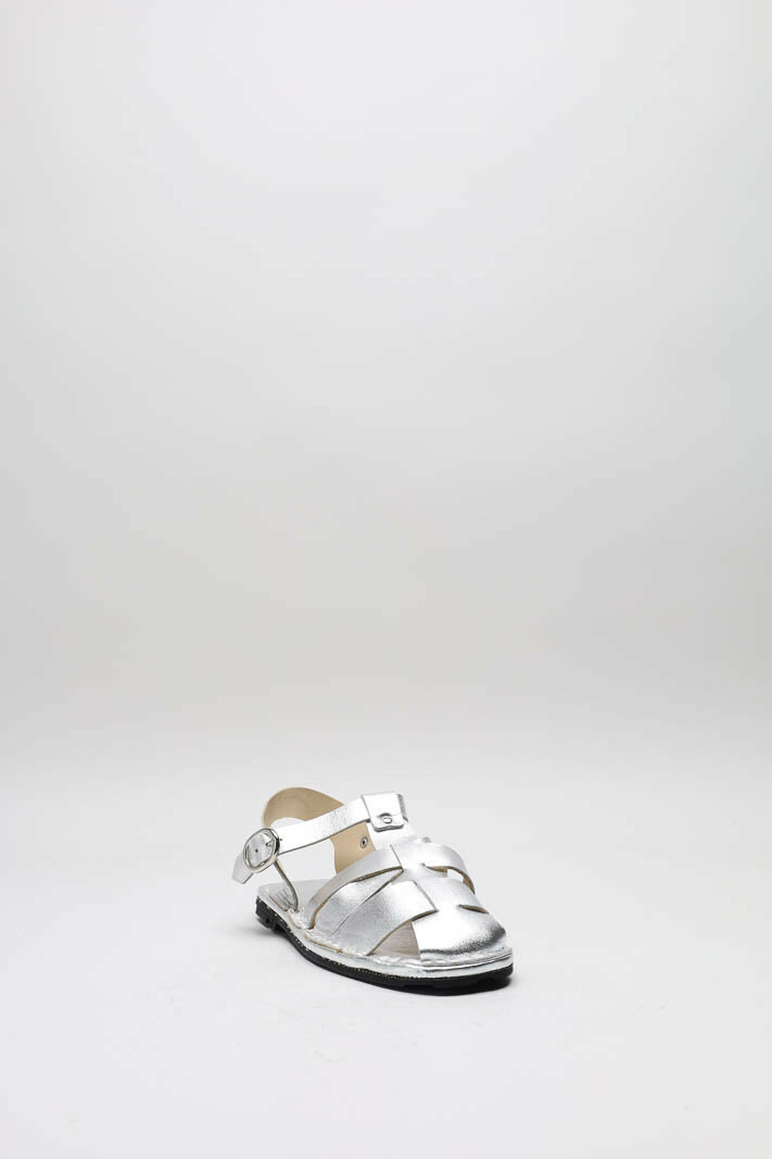 Zilver Sandaal plat