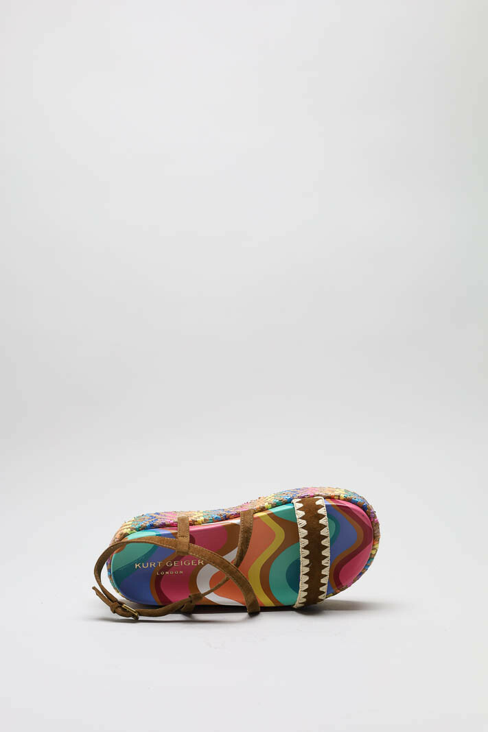 Bruin Sandaal plat image