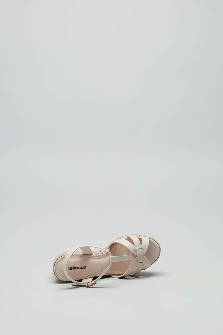 Ecru Sandaal sleehak image