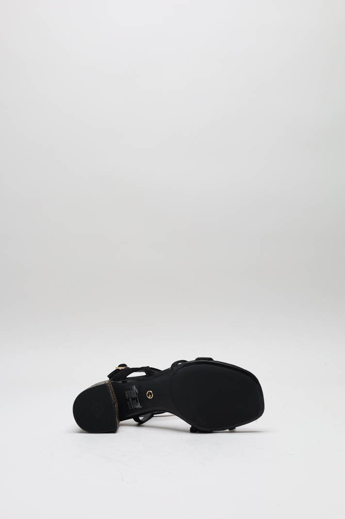 Zwart Sandaal hak image