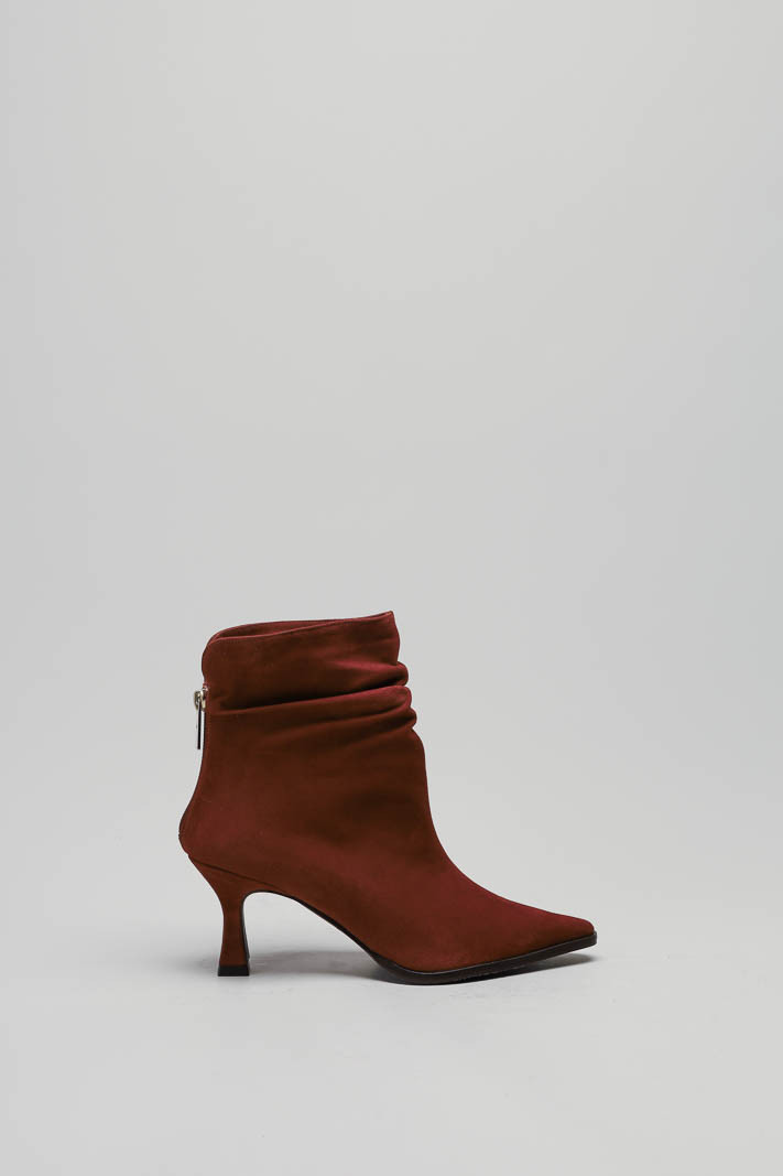 Roestbruin Enkellaars hak