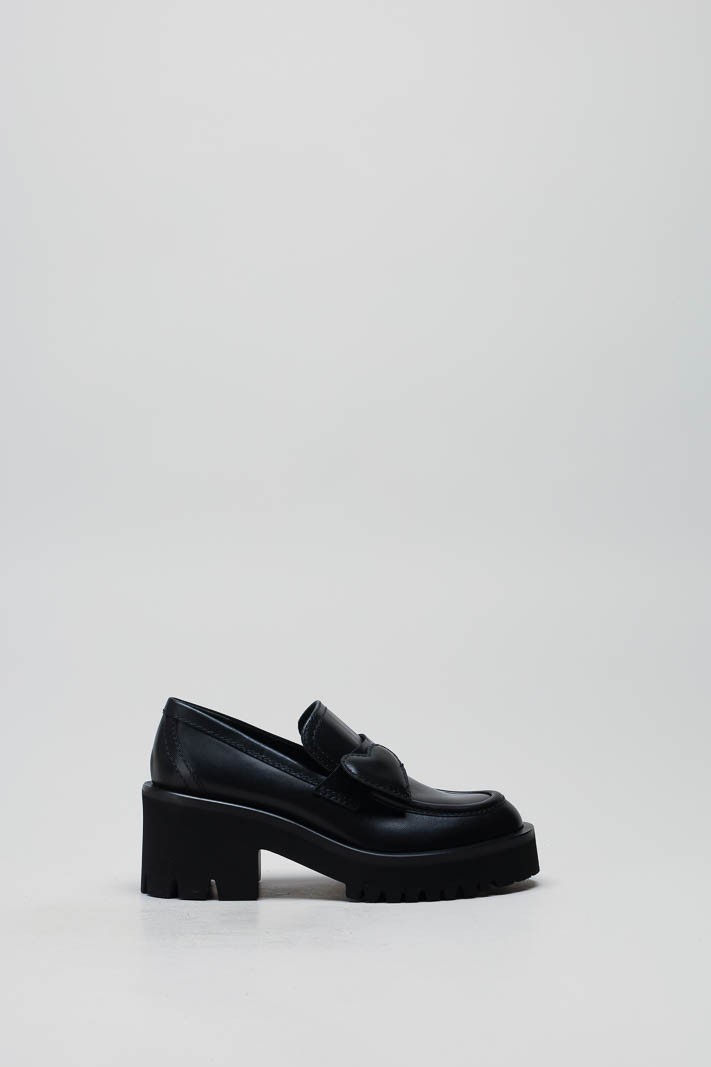 Zwart Mocassin hak