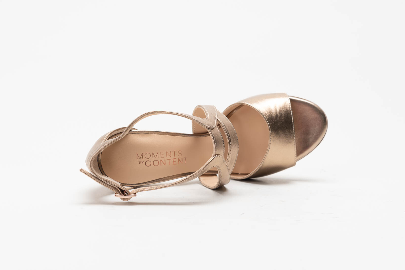 Rosegoud Sandaal hak image