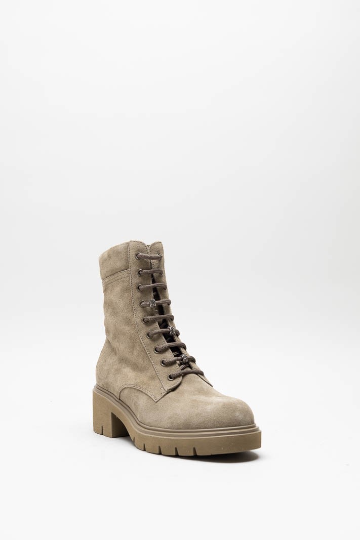 Taupe Enkellaars hak image